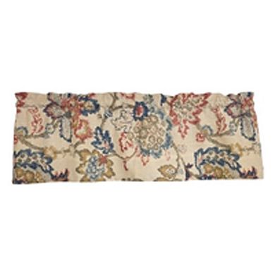 100% Cotton High Quality Silvia Tailored Window Valance with 1.5" Rod Pocket 50" W X 12" L Multi