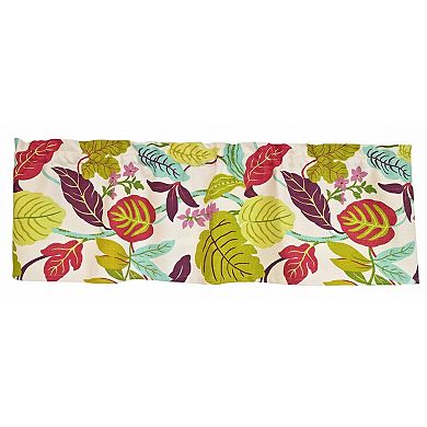 100% Cotton High Quality Antonia Tailored Window Valance with 1.5" Rod Pocket 50" W X 12" L Spring