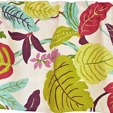 100% Cotton High Quality Antonia Tailored Window Valance with 1.5" Rod Pocket 50" W X 12" L Spring
