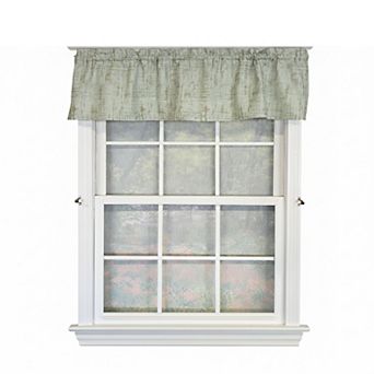 100% Cotton High Quality Canvas Tailored Window Valance with 1.5" Rod Pocket 50" W X 12" L Green