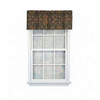 100% Cotton High Quality Espadas Tailored Window Valance with 1.5" Rod Pocket 50" W X 12" L Hunter