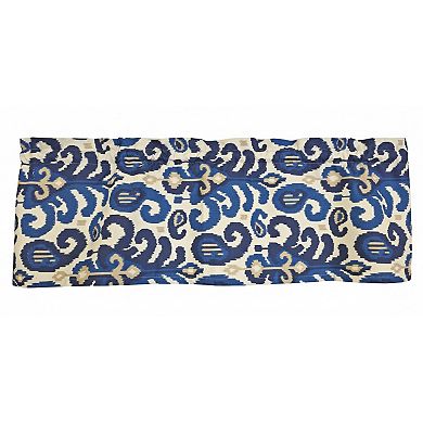 100% Cotton High Quality Tracy Tailored Window Valance with 1.5" Rod Pocket 50" W X 12" L Navy