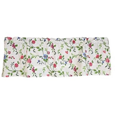 100% Cotton High Quality English Ivy Tailored Window Valance with 1.5" Rod Pocket 50" X 12" Spring