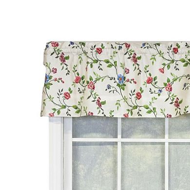 100% Cotton High Quality English Ivy Tailored Window Valance with 1.5" Rod Pocket 50" X 12" Spring
