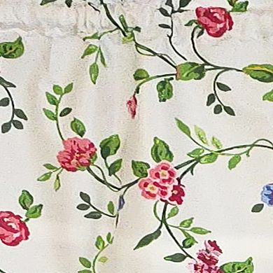 100% Cotton High Quality English Ivy Tailored Window Valance with 1.5" Rod Pocket 50" X 12" Spring