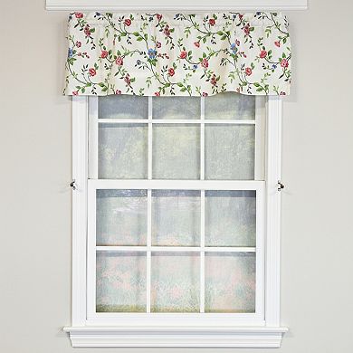 100% Cotton High Quality English Ivy Tailored Window Valance with 1.5" Rod Pocket 50" X 12" Spring