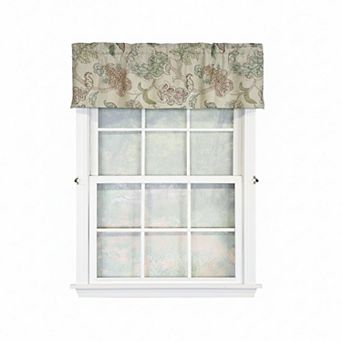 100% Cotton High Quality Tila Tailored Window Valance with 1.5" Rod Pocket 50" W X 12" L Gray