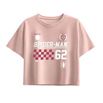 Girls 7-16 Marvel Spider-Man Boxy Tee