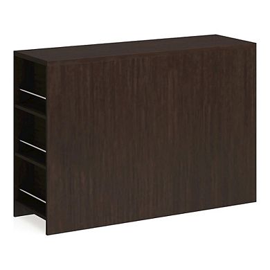 ENITIAL STAR Nathan Modern Wood Multi-Storage Buffet in Cappuccino