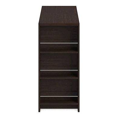 ENITIAL STAR Nathan Modern Wood Multi-Storage Buffet in Cappuccino