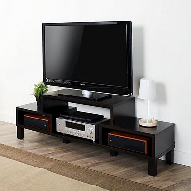 ENITIAL STAR Merino Modern Wood 60-Inch TV Stand in Brown