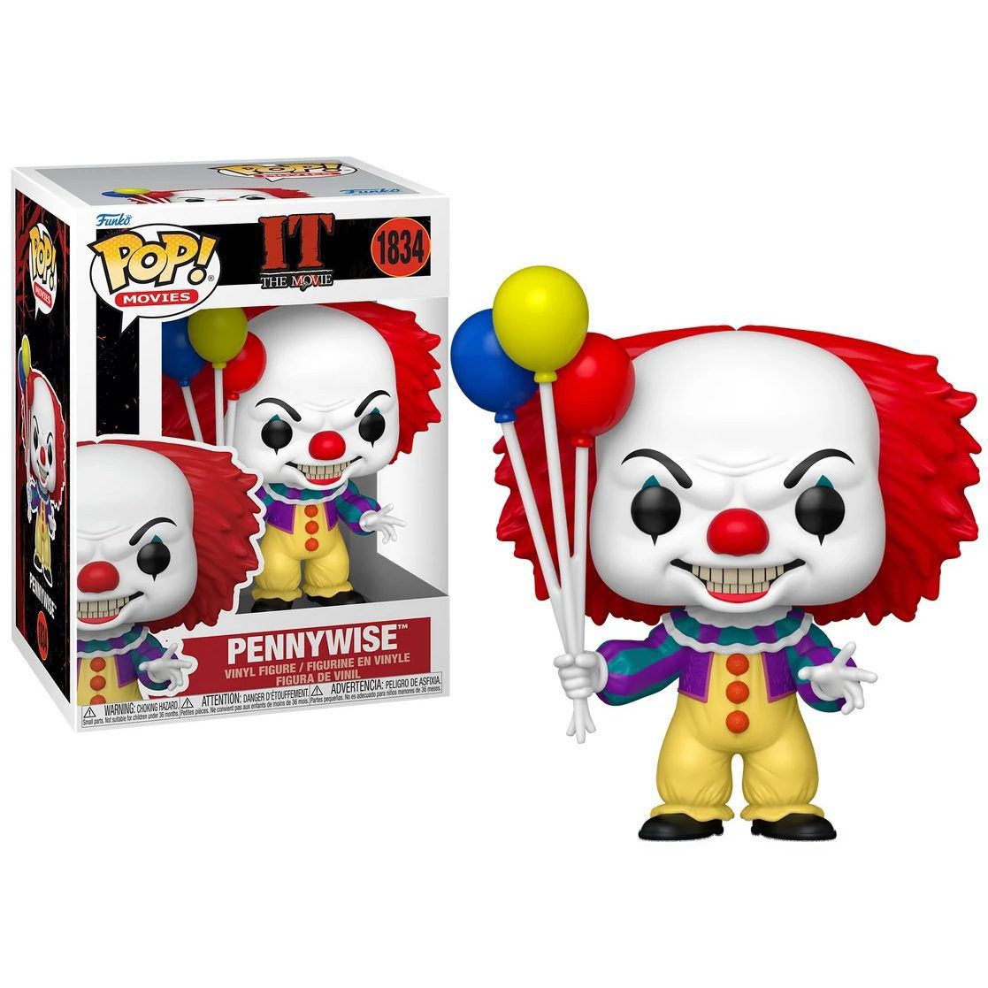 Детская фигурка Funko Pop! It the Movie (1990): Pennywise #1834 — фото 1