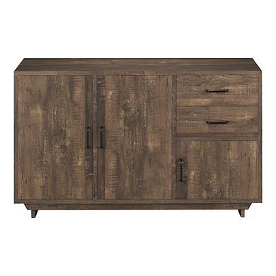 ENITIAL STAR Galvin Rustic Wood 2-Drawer Buffet in Reclaimed Oak