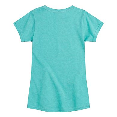Girls 7-16 Disney's Lilo & Stitch Airbrush Stitch & Angel Graphic Tee