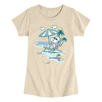 Girls 7-16 Peanuts Snoopy & Woodstock Graphic Tee