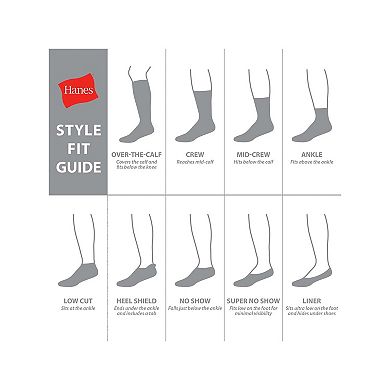 Men's Hanes® Ultimate Ultra Cushion Ankle Socks 6-Pack