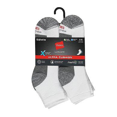 Men's Hanes® Ultimate Ultra Cushion Ankle Socks 6-Pack