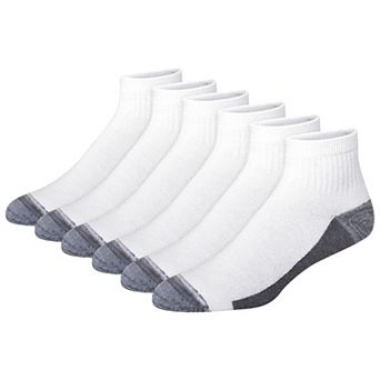 Men's Hanes® Ultimate Ultra Cushion Ankle Socks 6-Pack