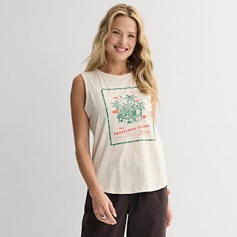 Women's Sonoma Goods For Life® Everyday Crewneck Tank Top