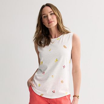 Women's Sonoma Goods For Life® Everyday Crewneck Tank Top