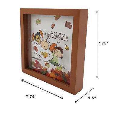 Celebrate Together™ Peanuts Charlie Brown & Lucy Football Caption Box Table Decor