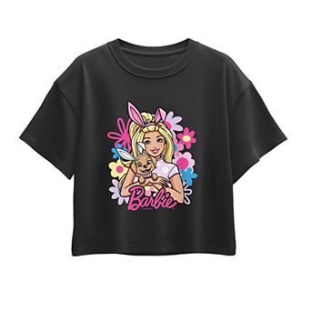 Girls 7-16 Barbie® Bunny Ears Boxy Tee
