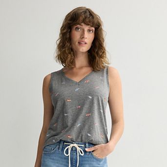 Women's Sonoma Goods For Life® Everyday V-Neck Tank Top