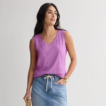 Women's Sonoma Goods For Life® Everyday V-Neck Tank Top