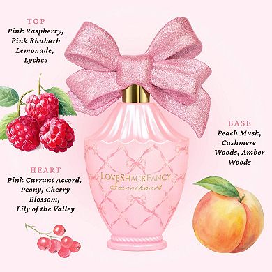 Sweetheart Eau de Parfum with Raspberry and Peach