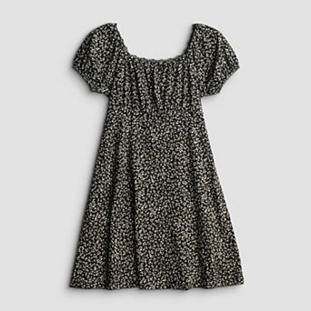 Girls 7-20 SO® Square Neck Lace Trim Dress in Regular & Plus Size