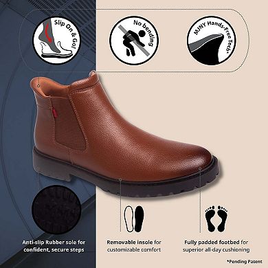 Marc Joseph New York Hudson Yards 2.0 Mens Hands-Free Slip On Technology Chelsea Boot