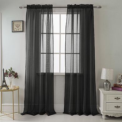 Celine Sheer Luxurious Modern Design Curtain Panel