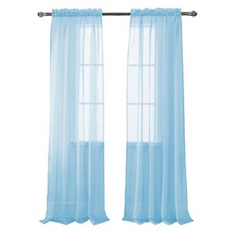 Celine Sheer Luxurious Modern Design Curtain Panel