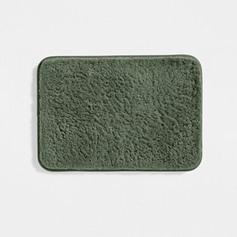 Plush Absorbent Bath Mat Rug with Anti-Skid Rubber Backing