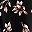 Black Leafy Print