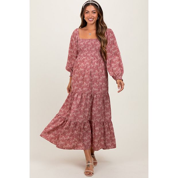 maxi dress brown Brown Floral Lace Maxi Dress – self-portrait-US