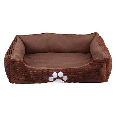 Reversible Design Bolster Pet Bed
