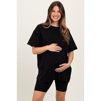 Maternity Biker Shorts Set