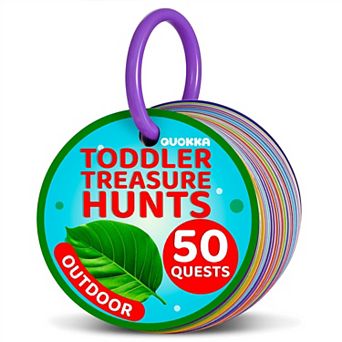 QUOKKA Outdoor Scavenger Hunt for Kids 50 Activity Cards for Fun Learning & Play