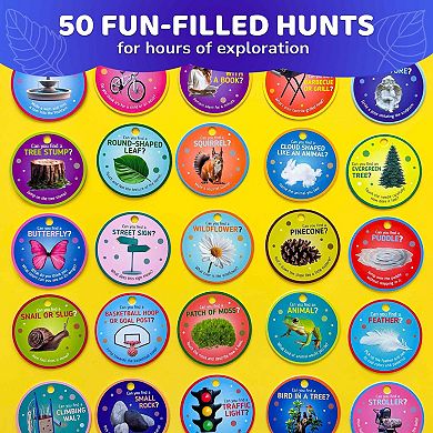 QUOKKA Outdoor Scavenger Hunt for Kids 50 Activity Cards for Fun Learning & Play