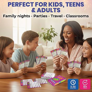 QUOKKA Higher or Lower Trivia Card Game for Kids & Adults Family Knowledge Challenge