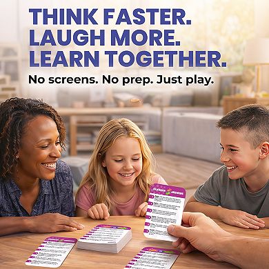 QUOKKA Higher or Lower Trivia Card Game for Kids & Adults Family Knowledge Challenge