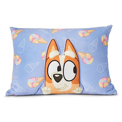 Bluey Bingo Joy Silk Touch Throw Blanket With Pocket Pillow