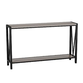 44.88" Slim 2 tier Console Table with Storage for Entryway, Living Room, Hallway & Foyer