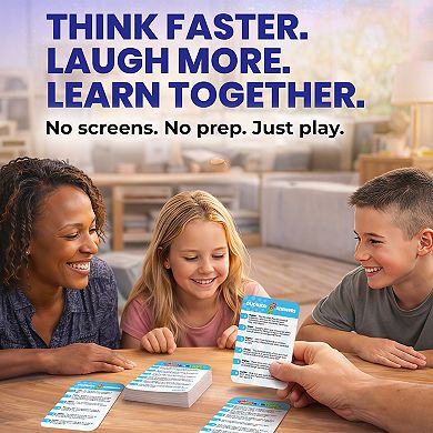 QUOKKA Higher or Lower Trivia Card Game for Kids & Adults Family Knowledge Challenge