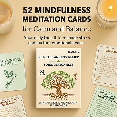 QUOKKA Mindfulness & Affirmation Card Decks for Confidence, Self-Care, Reflection & Calm