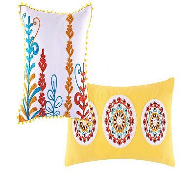 100% Microfiber Polyester Topanga 5-Piece Quilt & Pillow Bonus Set Multi