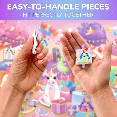 QUOKKA Jigsaw Puzzles 60 Pcs Unicorns for Kids 4-6 Years Preschoolers Educational Learning Game