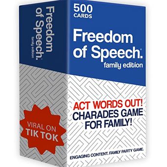 QUOKKA Card Board Game - Freedom of Speech - Guess The Word for Kids and Adults - Party Game