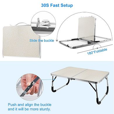 Foldable Lap Tray Table for Laptop, Bed, Sofa, Dorm